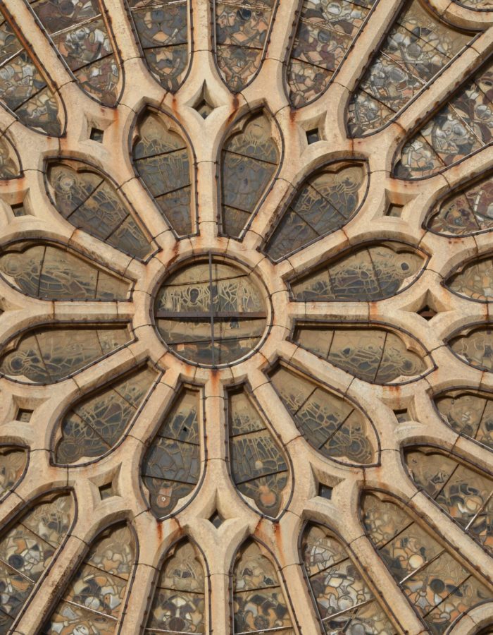 Rosetón de la catedral de León